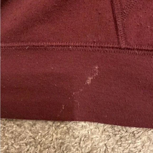 VS Pink Aztec Burgandy Hoodie Size: Large - Picture 3 of 4